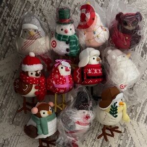 Festive Target Holiday Bird Figurines Set (11)